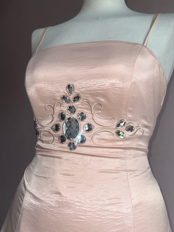 Light pink diamond elegant dress alternate