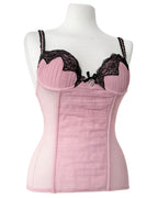 Pink corset top