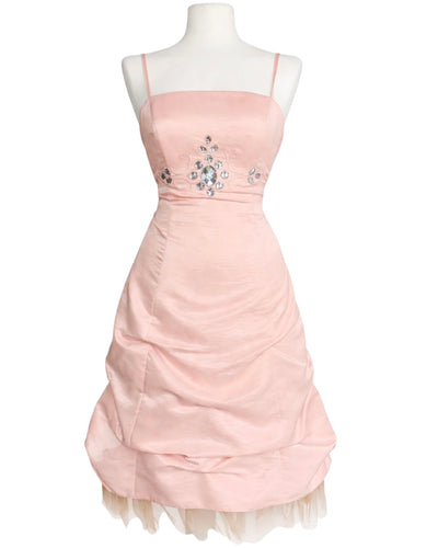 Light pink diamond elegant dress
