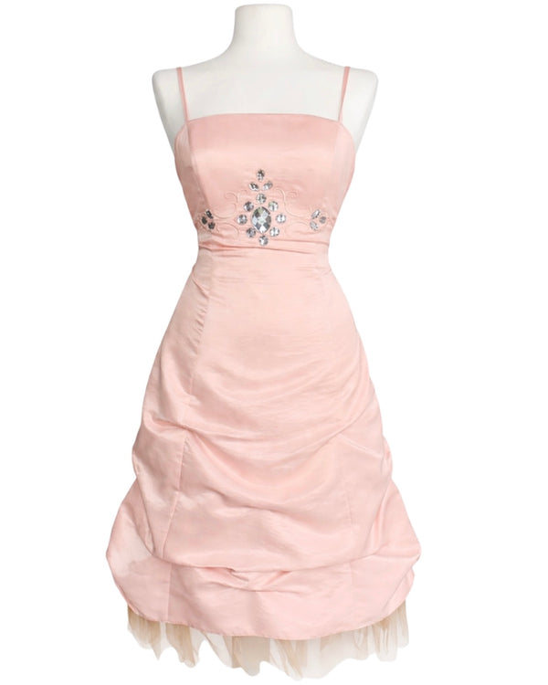 Light pink diamond elegant dress