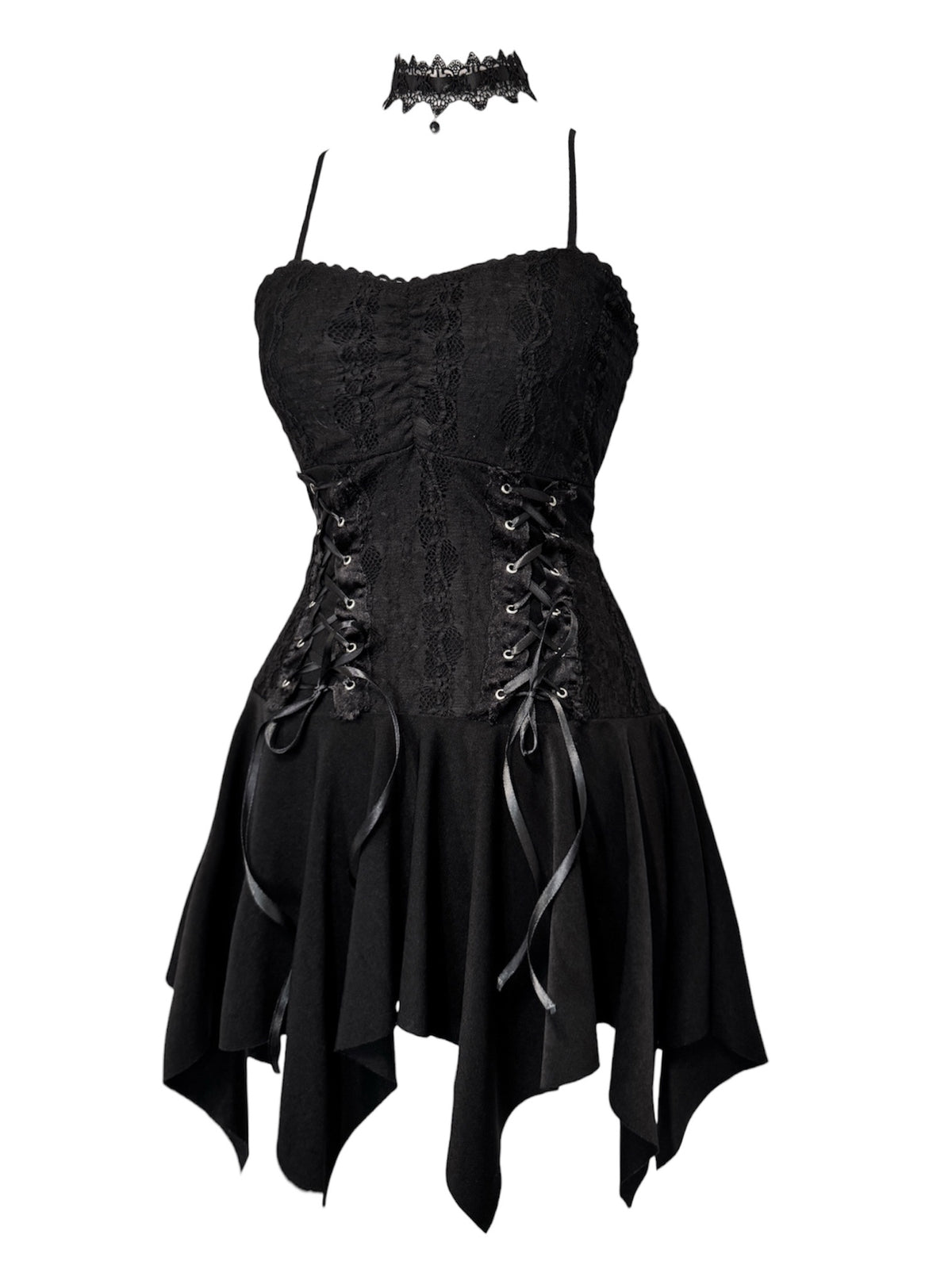 Gothic Lace Corset Dress