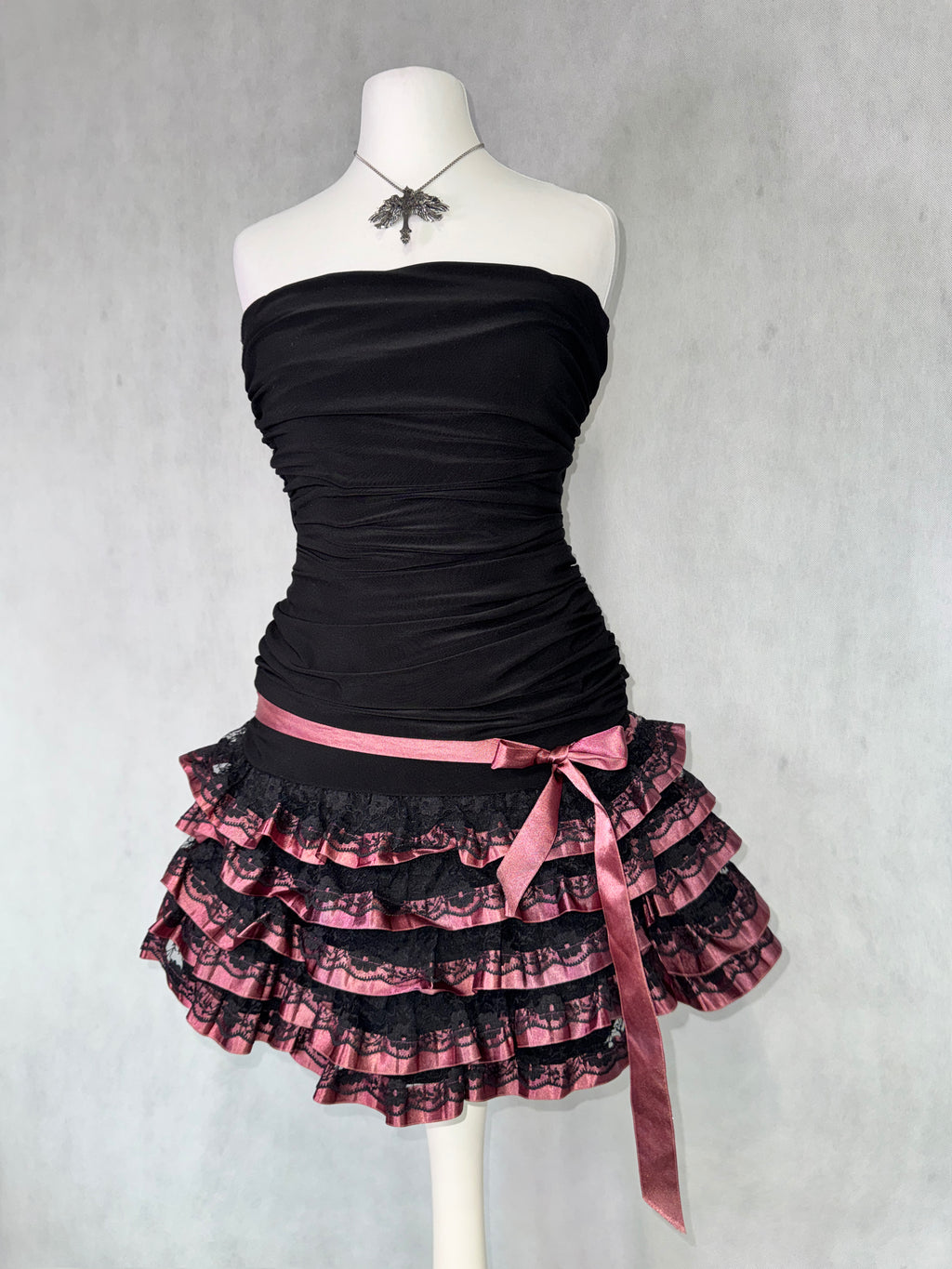 Pink Ribbon Gothic Dress