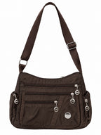 Dark Brown Utility Shoulder Bag