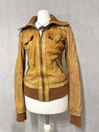 Vintage Shearling Leather Jacket