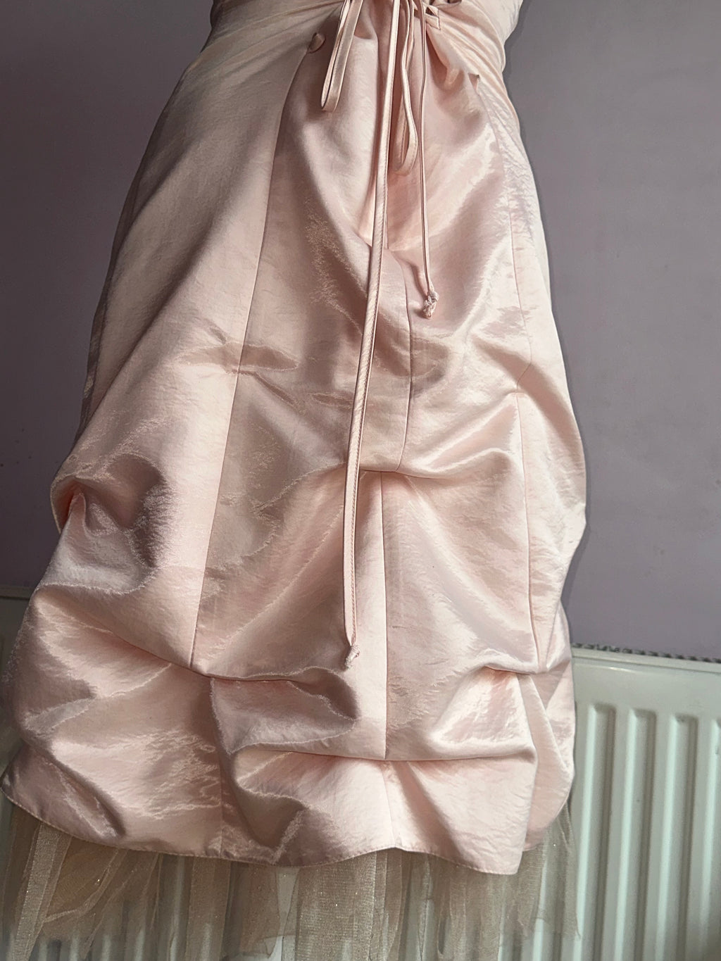 Light pink diamond elegant dress