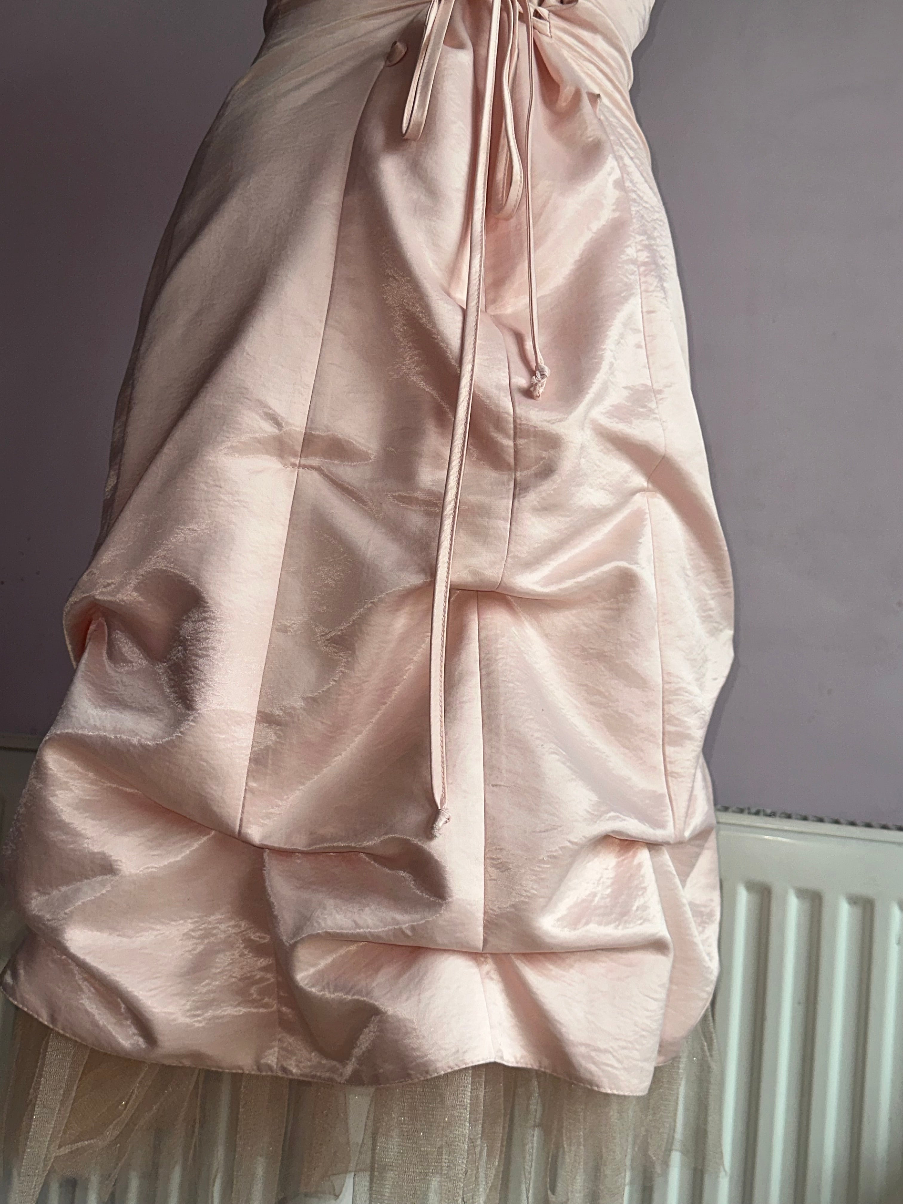 Light pink diamond elegant dress