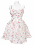 Floral coquette princess dress