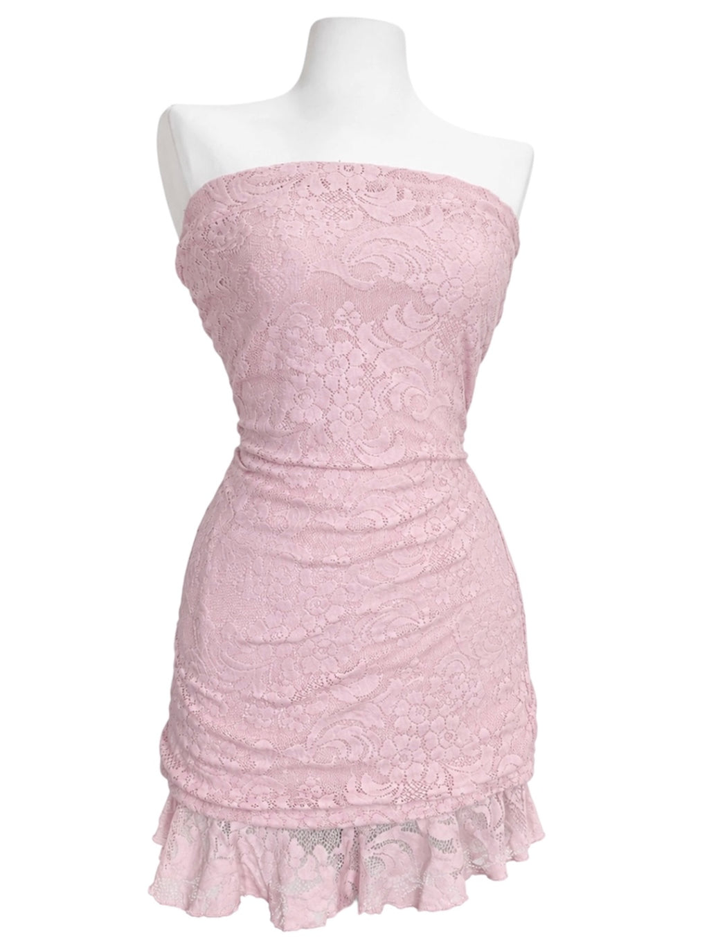 Pink Lula Lace mini dress