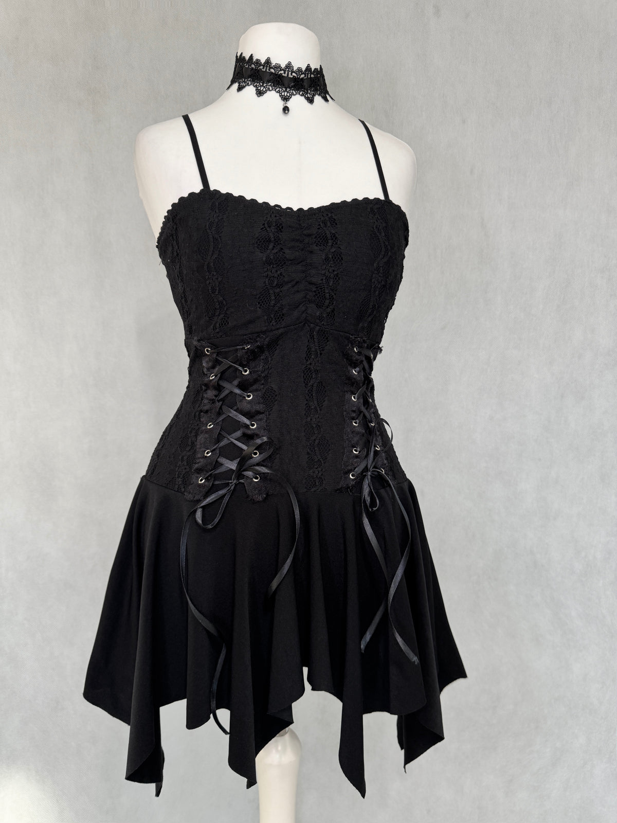 Gothic Lace Corset Dress