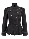Black Victorian Military Jacket