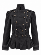 Black Victorian Military Jacket