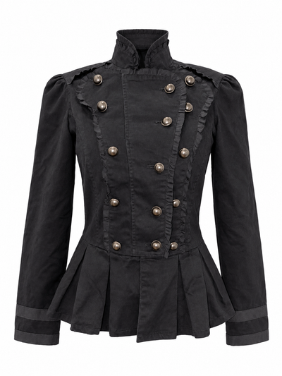 Black Victorian Military Jacket