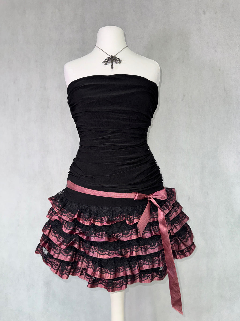Pink Ribbon Gothic Dress
