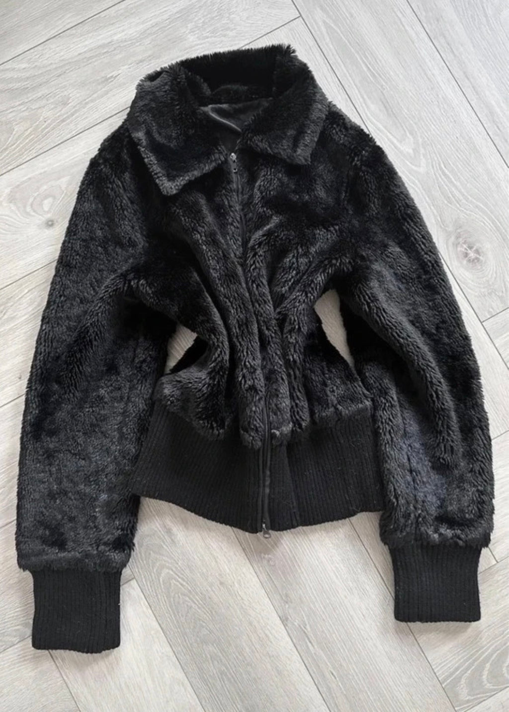 Avant Garde Black Fur Jacket