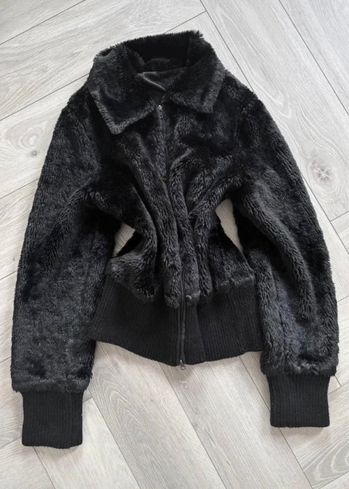 Avant Garde Black Fur Jacket