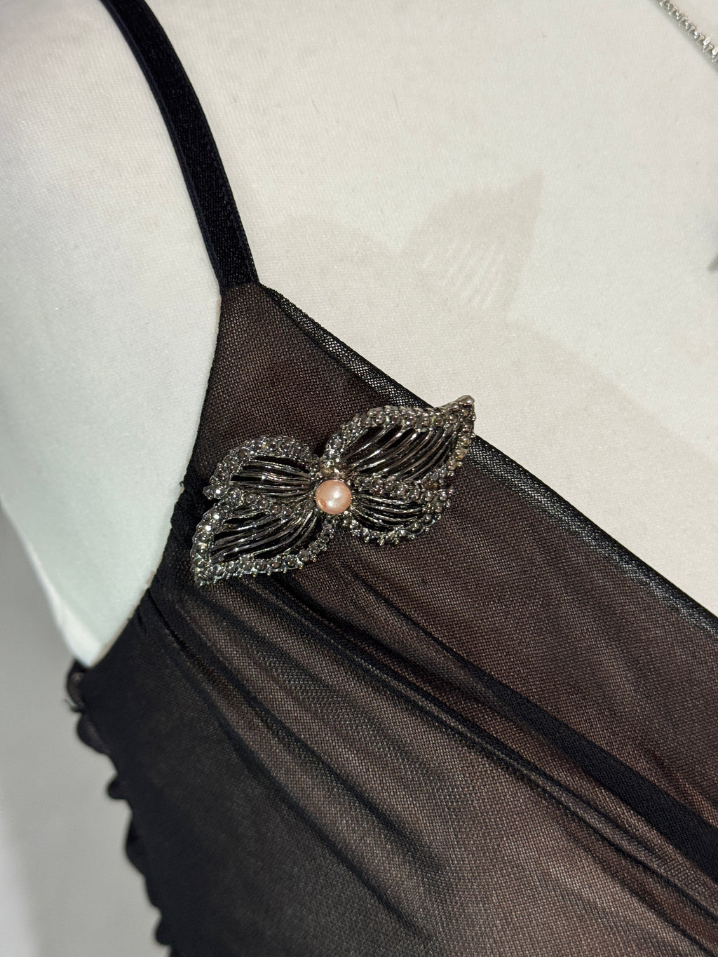 Dark Romance Draped Dress