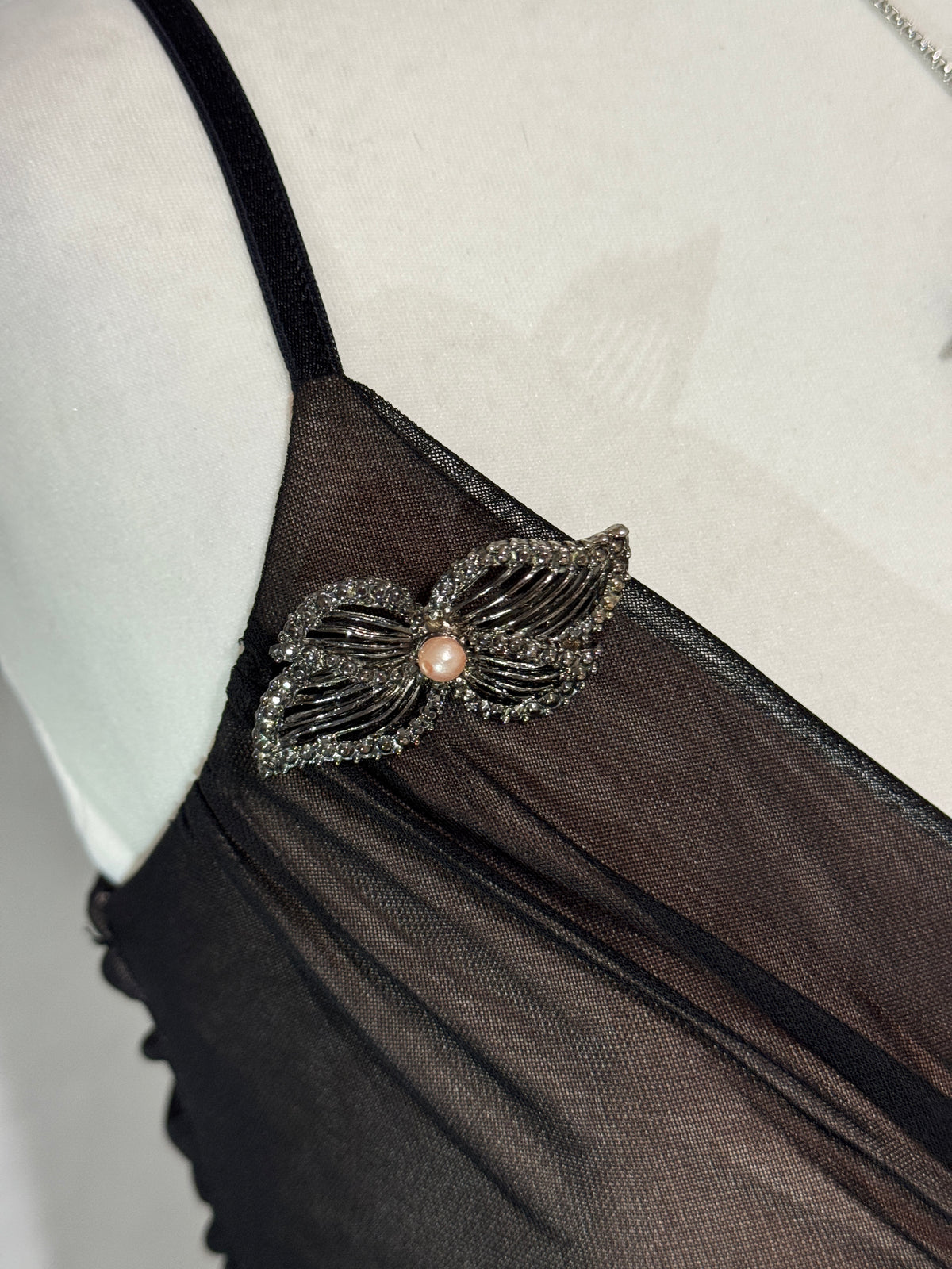 Dark Romance Draped Dress