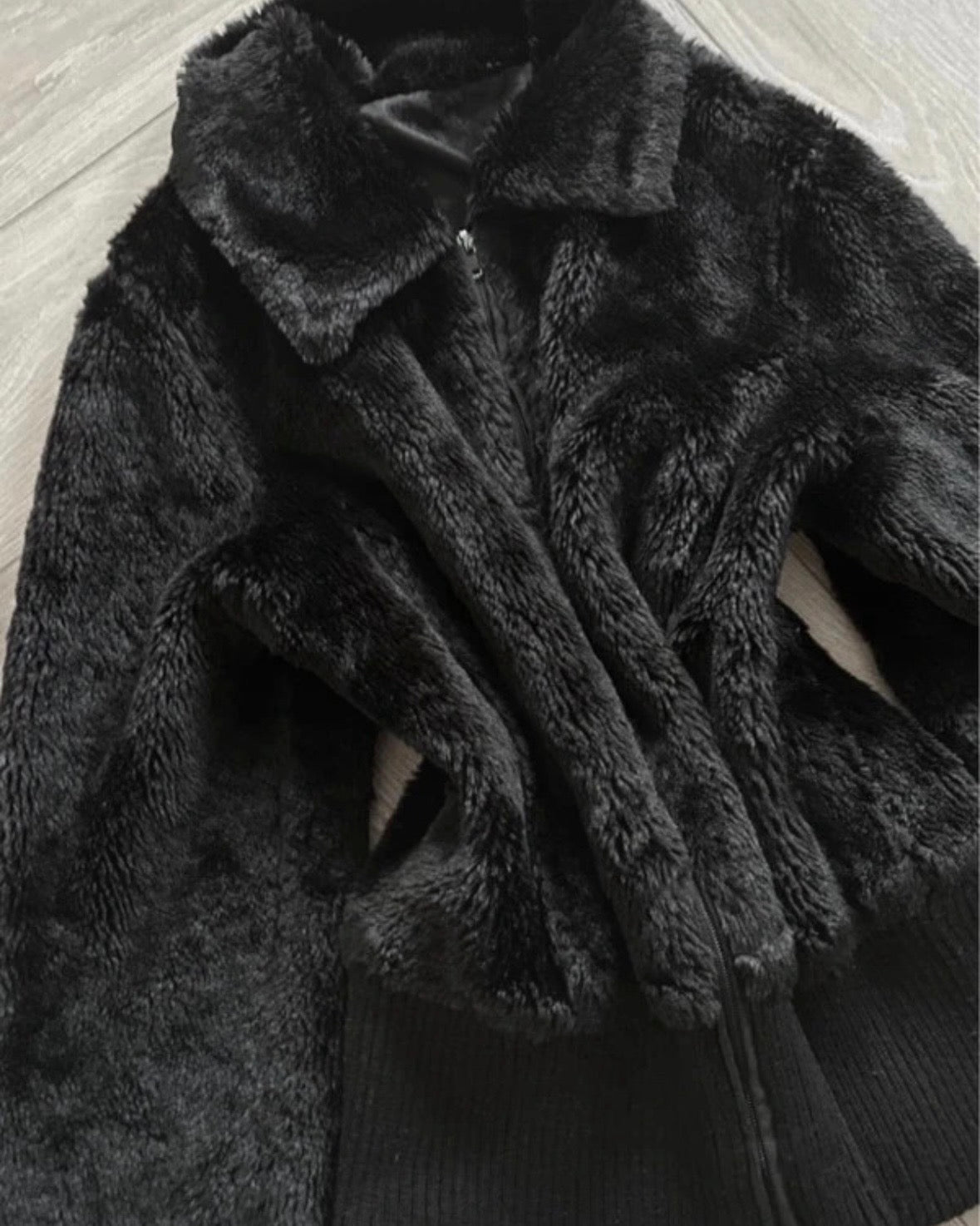 Avant Garde Black Fur Jacket
