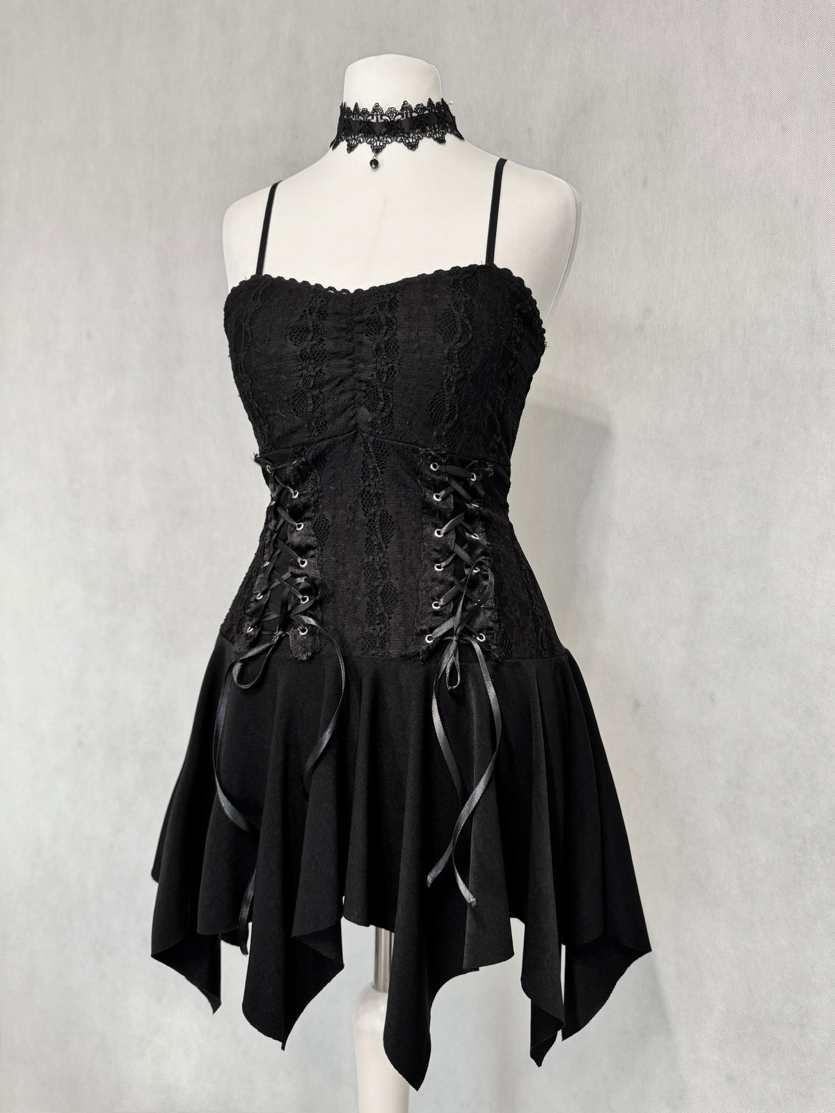 Gothic Lace Corset Dress
