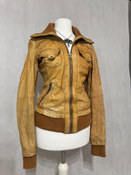 Vintage Shearling Leather Jacket