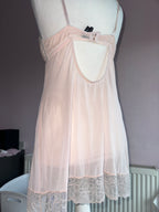 Pastel pink light babydoll top