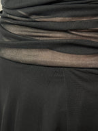 Dark Romance Draped Dress