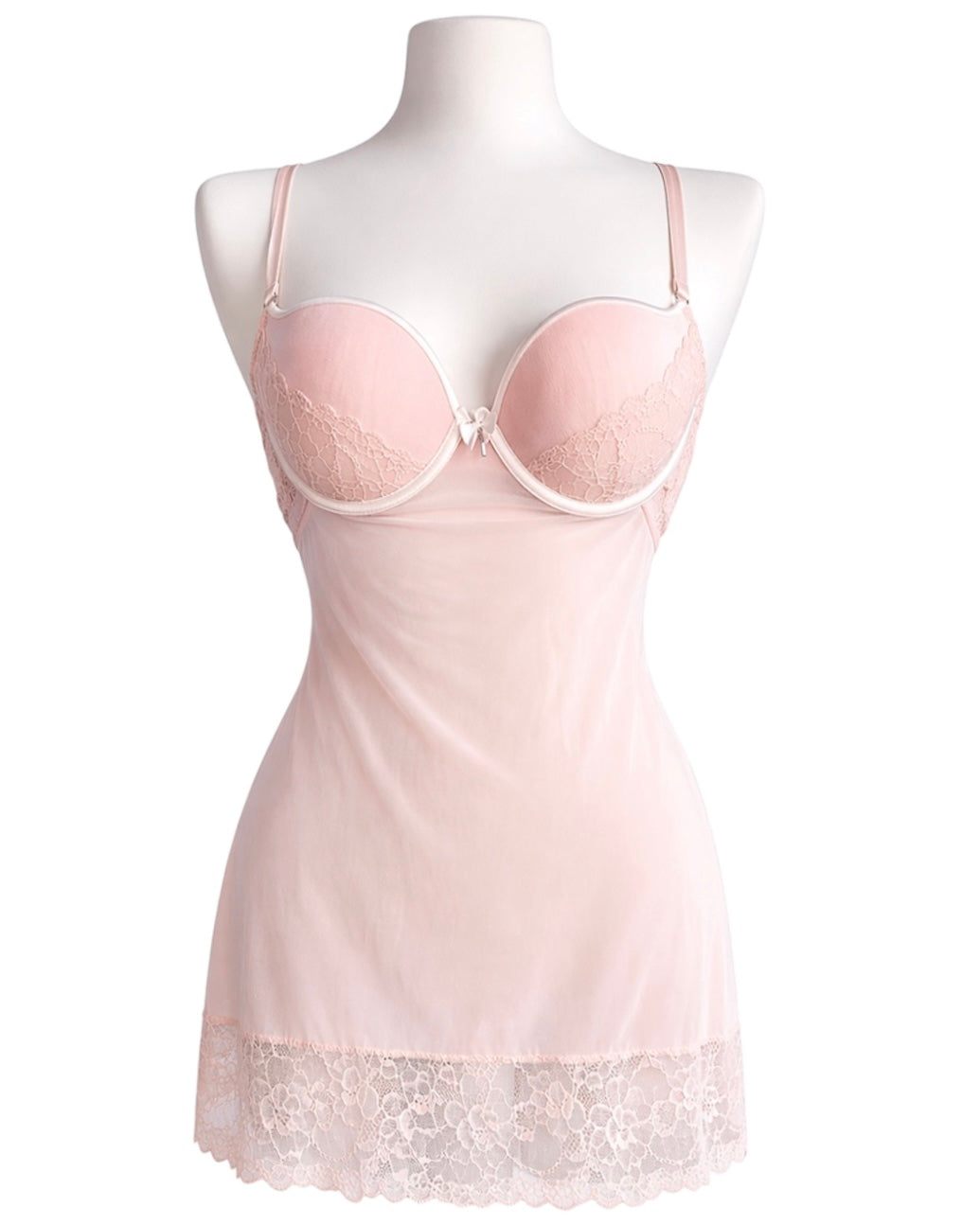 Pastel pink light babydoll top