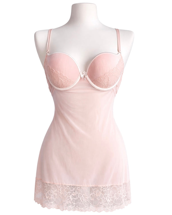 Pastel pink light babydoll top