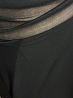 Dark Romance Draped Dress