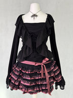 Pink Ribbon Gothic Dress