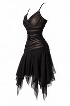 Dark Romance Draped Dress