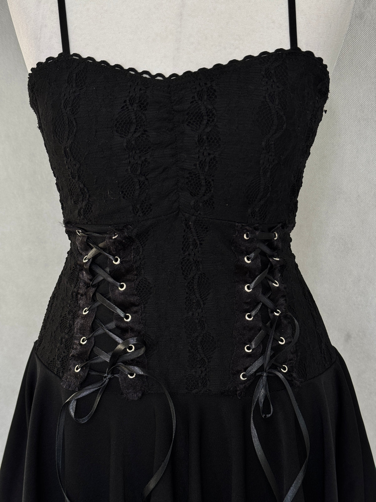 Gothic Lace Corset Dress