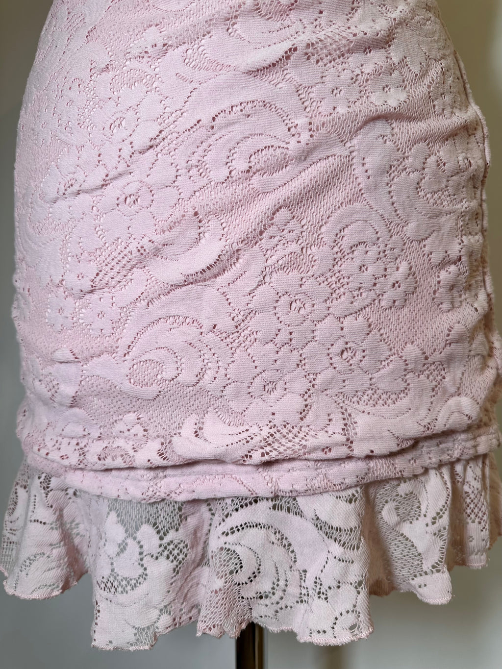 Pink Lula Lace mini dress