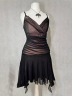 Dark Romance Draped Dress