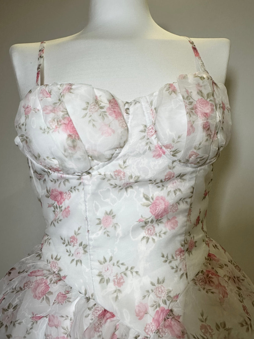 Floral coquette princess dress
