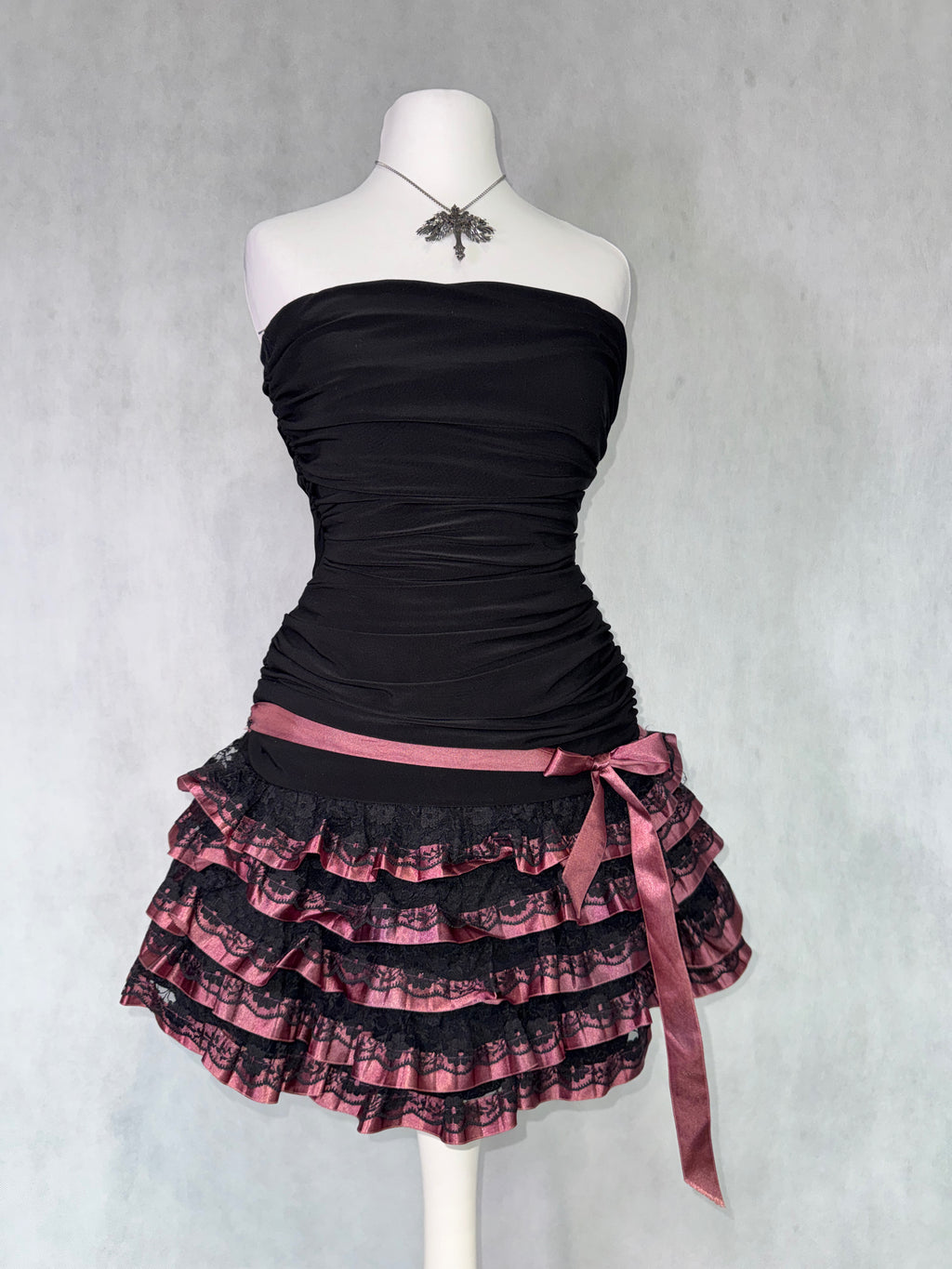 Pink Ribbon Gothic Dress