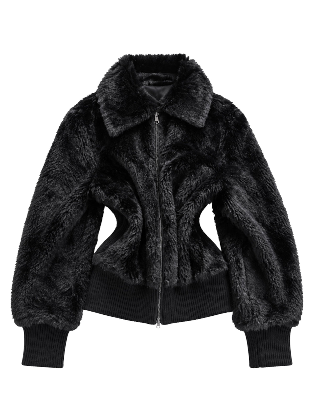 Avant Garde Black Fur Jacket