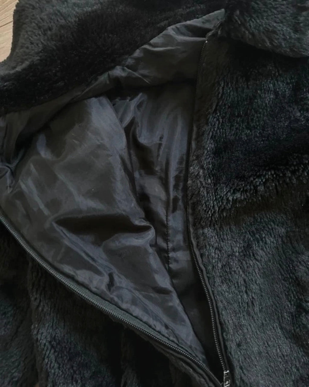 Avant Garde Black Fur Jacket