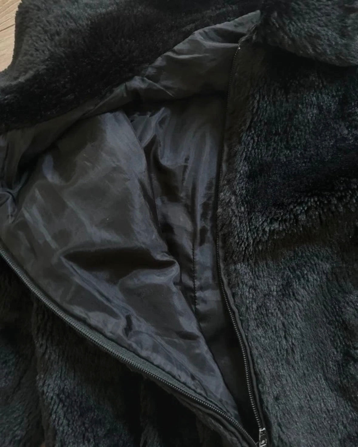 Avant Garde Black Fur Jacket