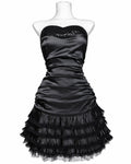 Black Vintage 80s/90s Strapless Little Dress