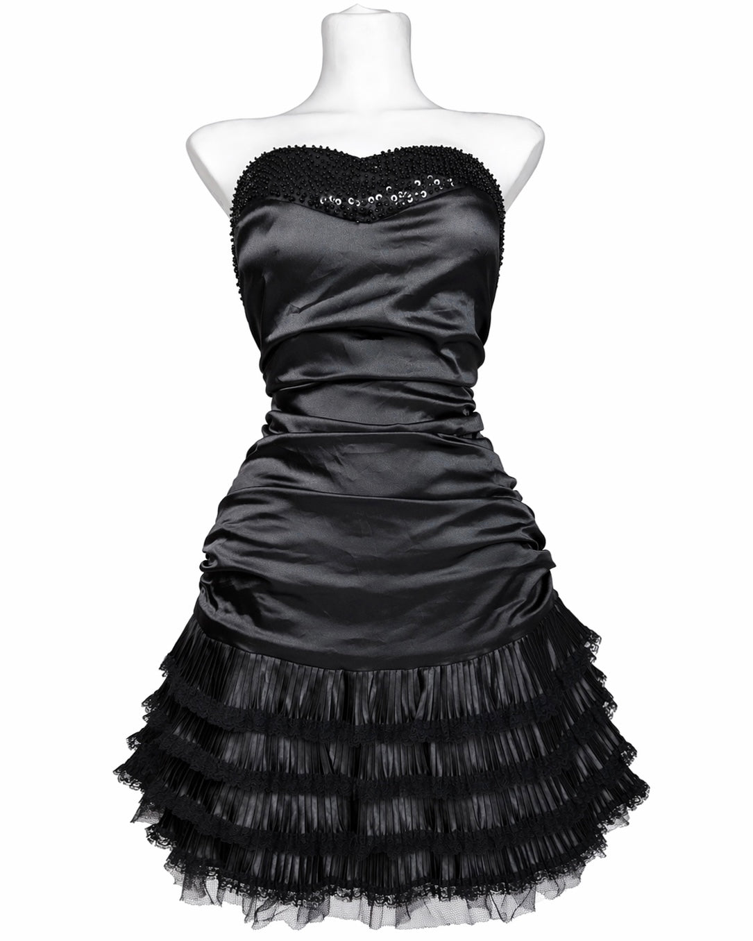 Black Vintage 80s/90s Strapless Little Dress