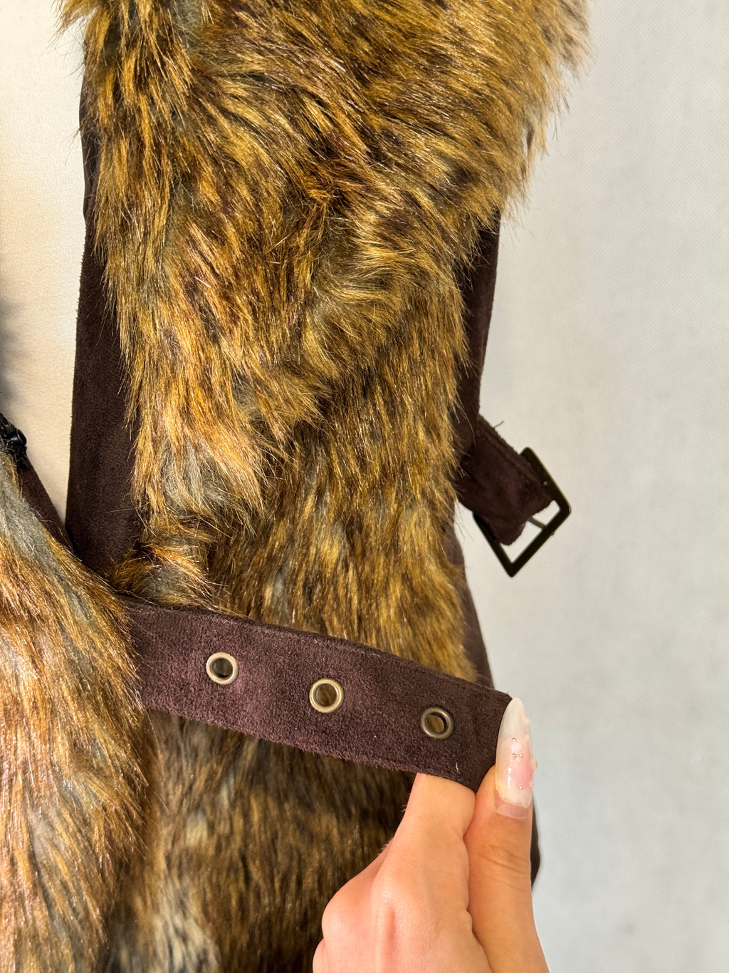 Wildcat Faux-Fur Vest