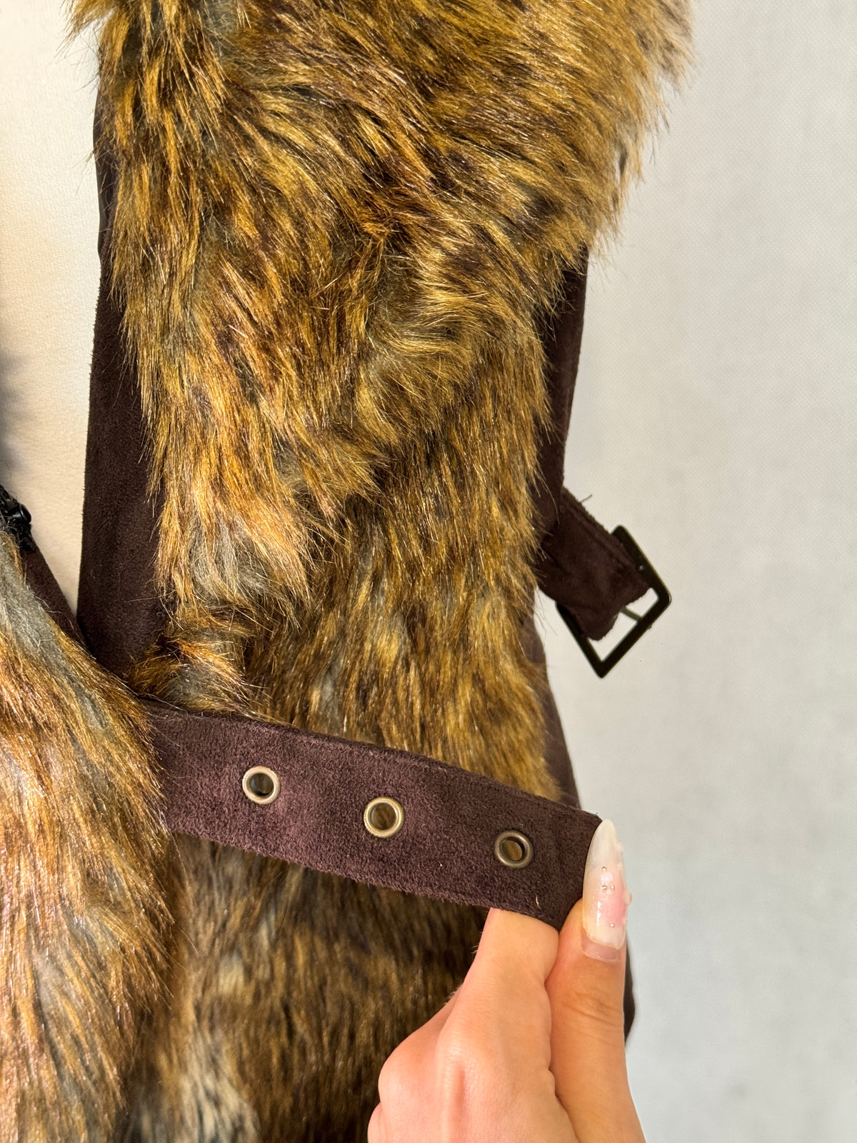 Wildcat Faux-Fur Vest