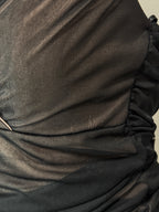 Dark Romance Draped Dress
