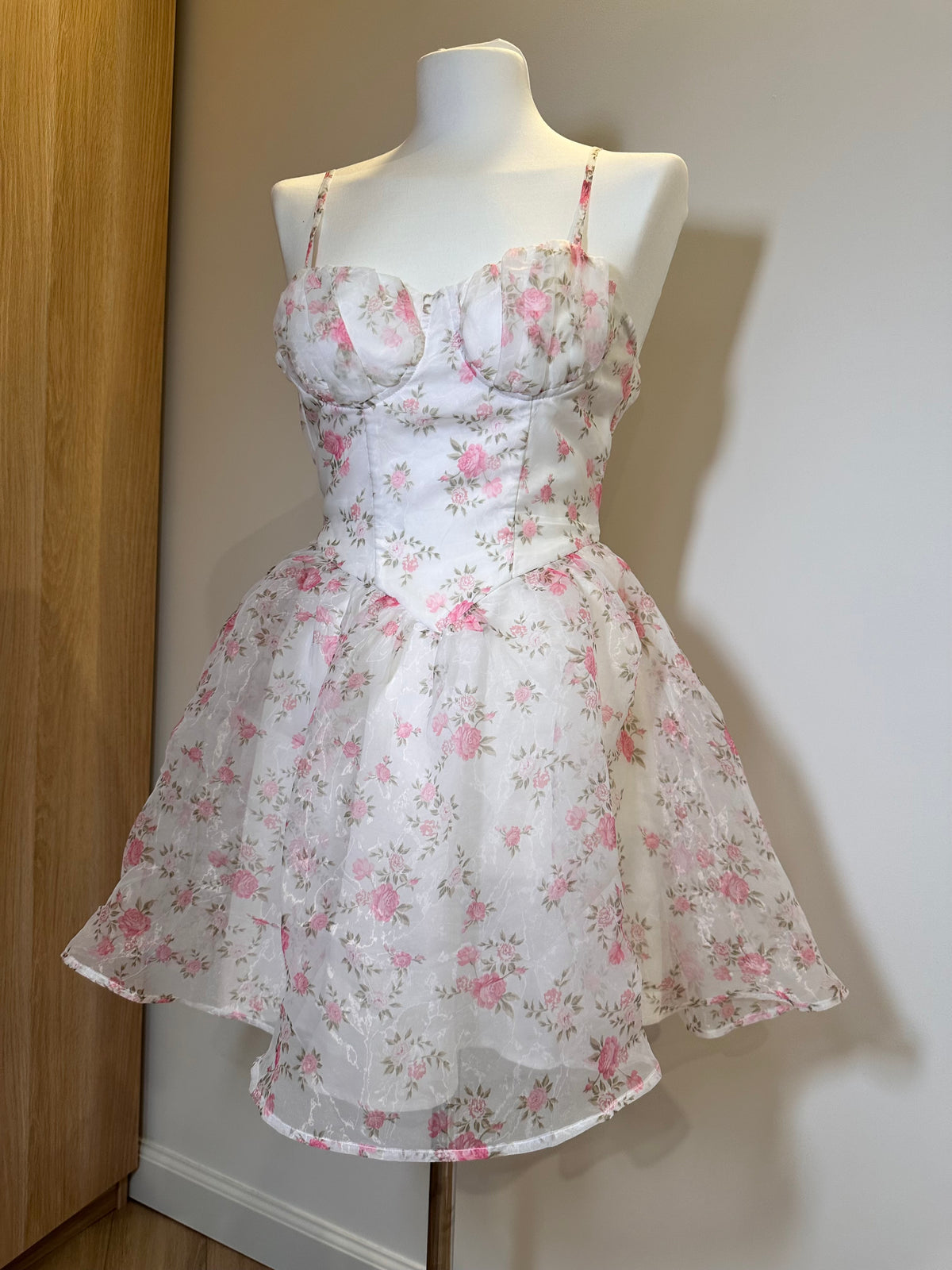 Floral coquette princess dress