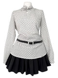 Vintage 60s preppy Polka dot elegant shirt