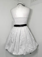 Vintage Polka dot bubble dress with cute bow belt