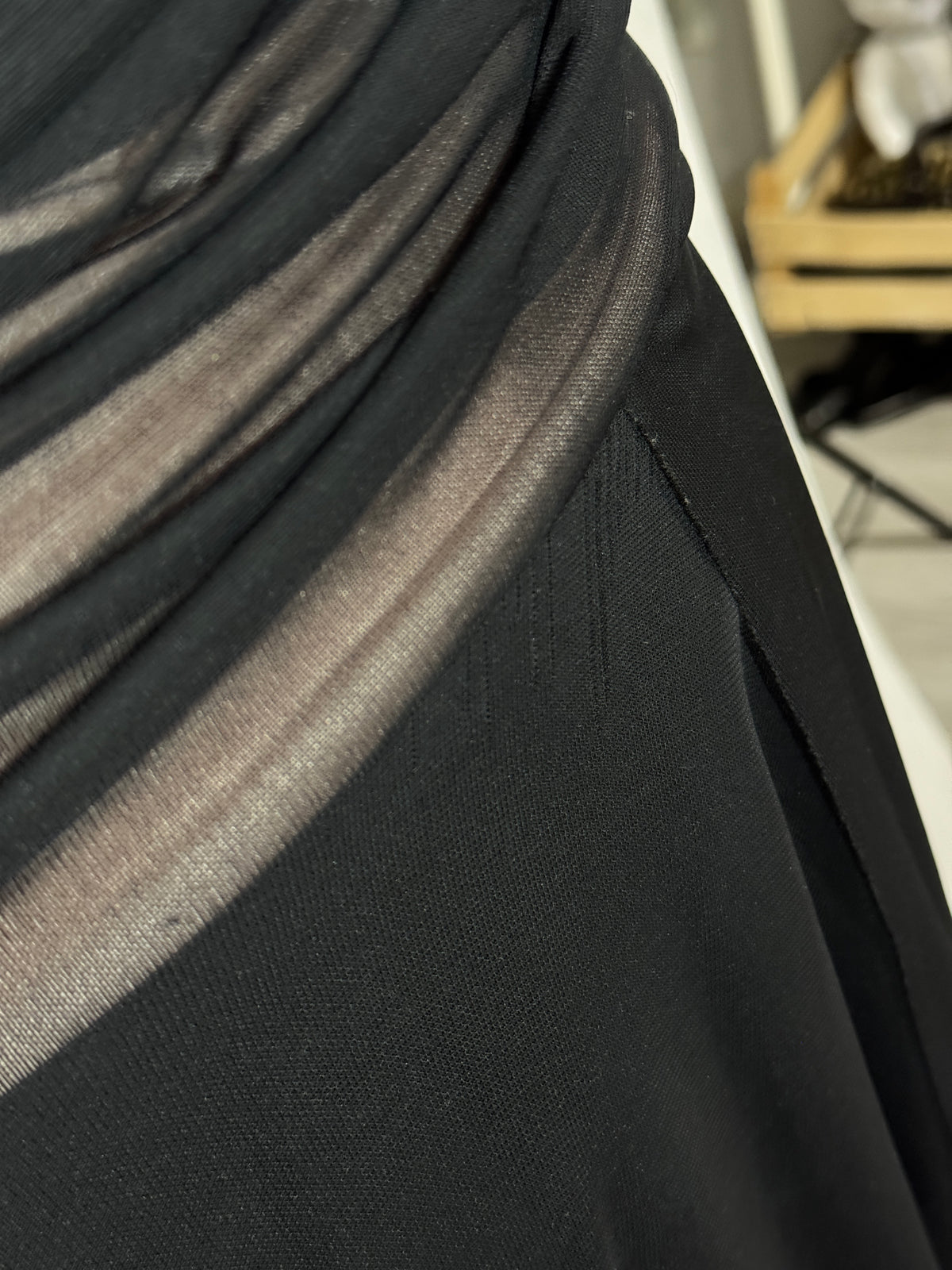 Dark Romance Draped Dress