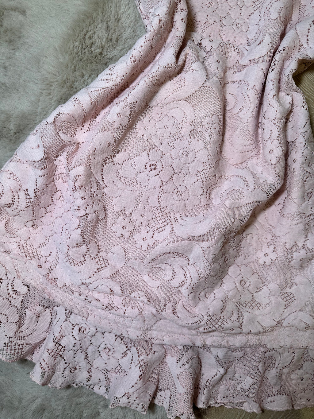 Pink Lula Lace mini dress