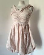 Pastel pink puff dress